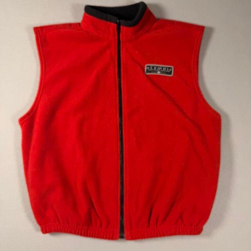Unbranded Men's Red and Orange Gilet